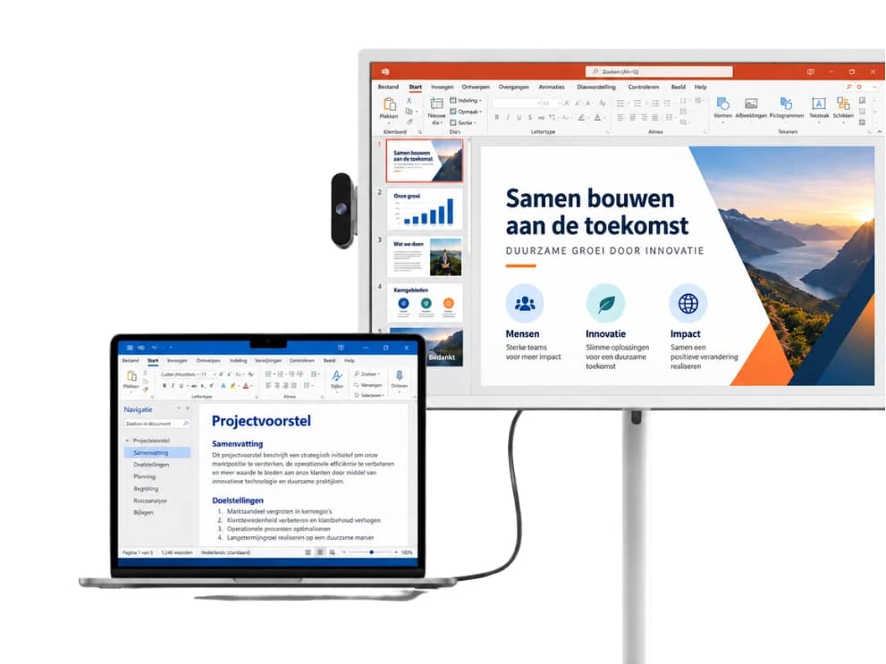 IQV Smart Display – Werken op meerdere schermen